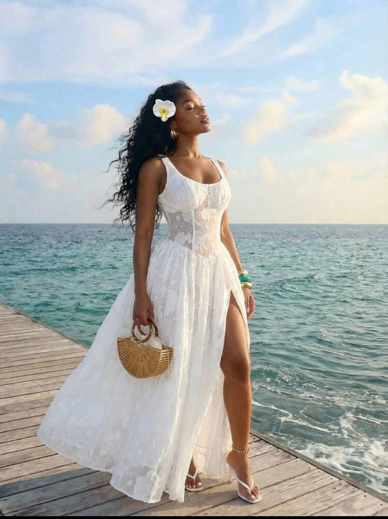 Robe de Plage Prestige – Légèreté & Raffinement