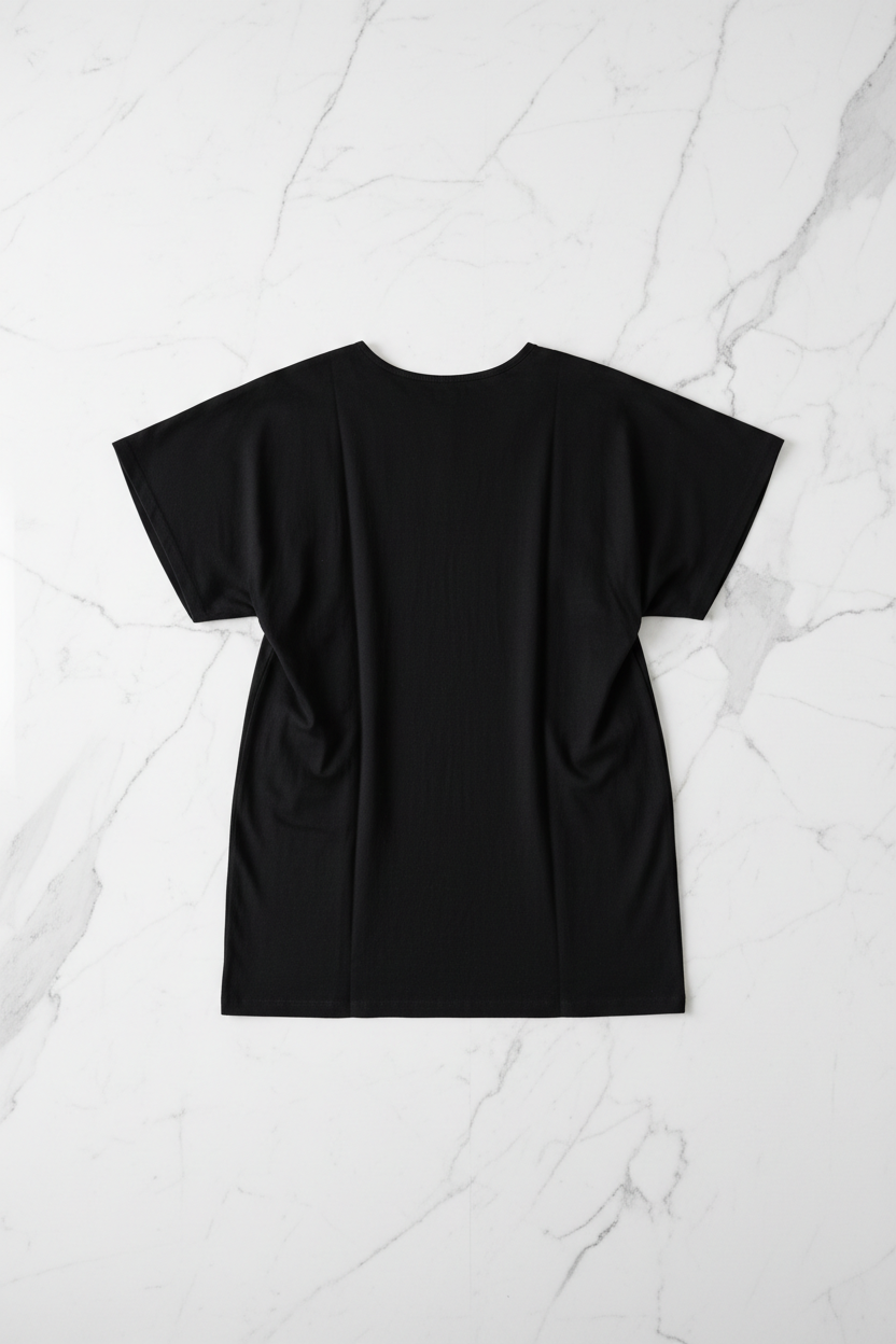 Robe beach noire casual chic SIMALI
