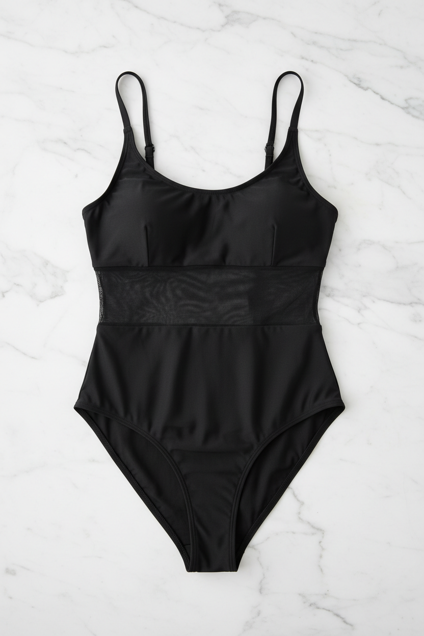 Maillot une pièce tummy control dos corset