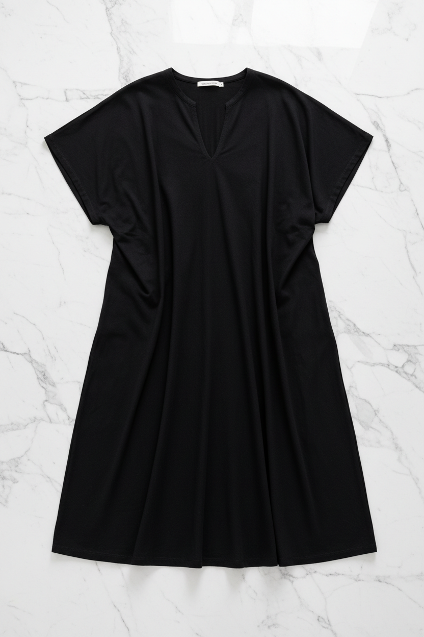 Robe beach noire casual chic SIMALI